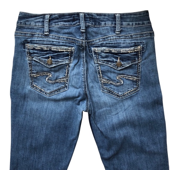 Silver Jeans Avery Slim Boot Size 32  Medium Wash - Picture 10 of 15